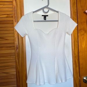 Forever 21 Flowy Sweetheart Top 🤍